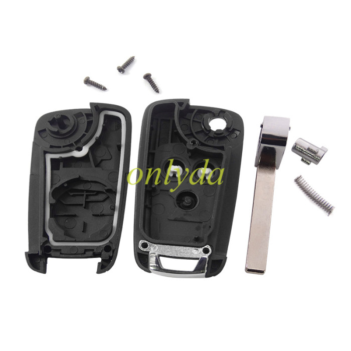 For Chevrolet  remote key shell replacement   with cross badge place,   pls choose the button and blade