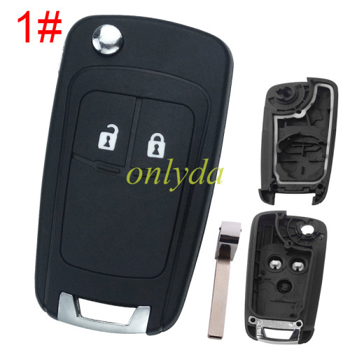 For Chevrolet remote key shell ,2B/3B ,pls choose the button