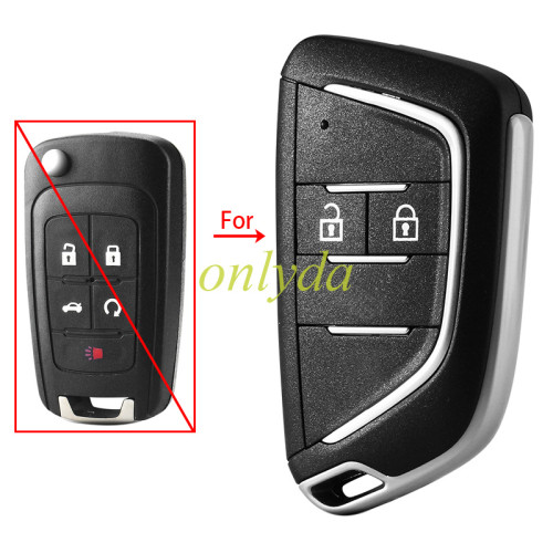 For Chevrolet modified 2/3/3+1/4+1/remote key blank with round badge place,(pls choose button )