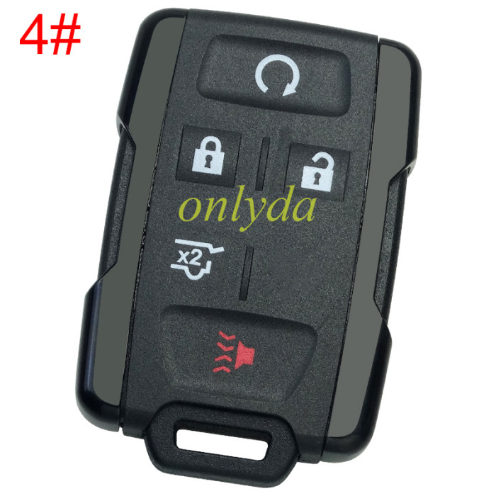 For Chevrolet  remote key shell with cross badge place, the side part is black, pls choose the button