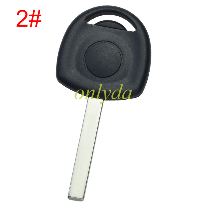For Chevrolet transponder key shell with badge, pls choose the blade