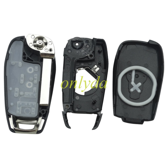 For Chevrolet  remote key shell with round badge place, pls choose the button