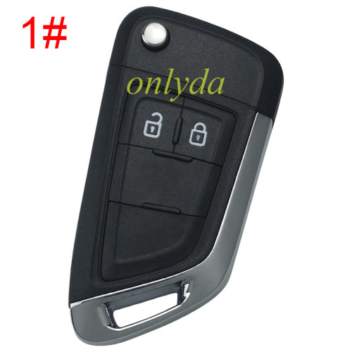 For Chevrolet modified remote key shell with round badge place, pls choose the button