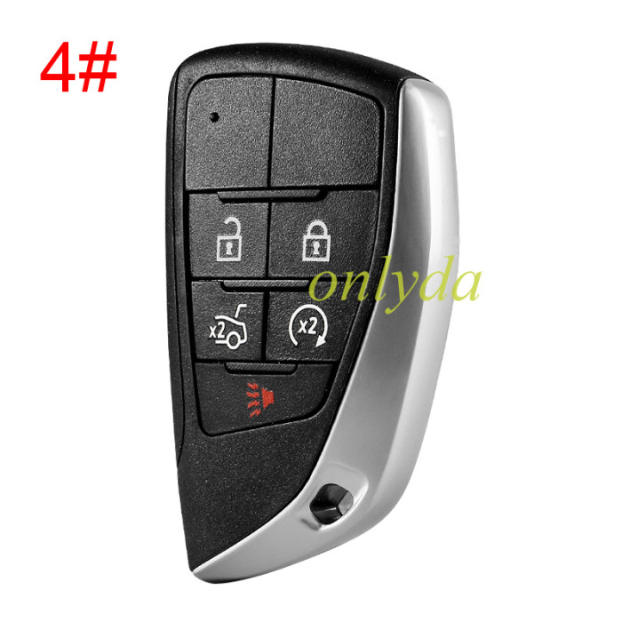 For Chevrolet  modified remote key  shell with round badge place ,please choose button