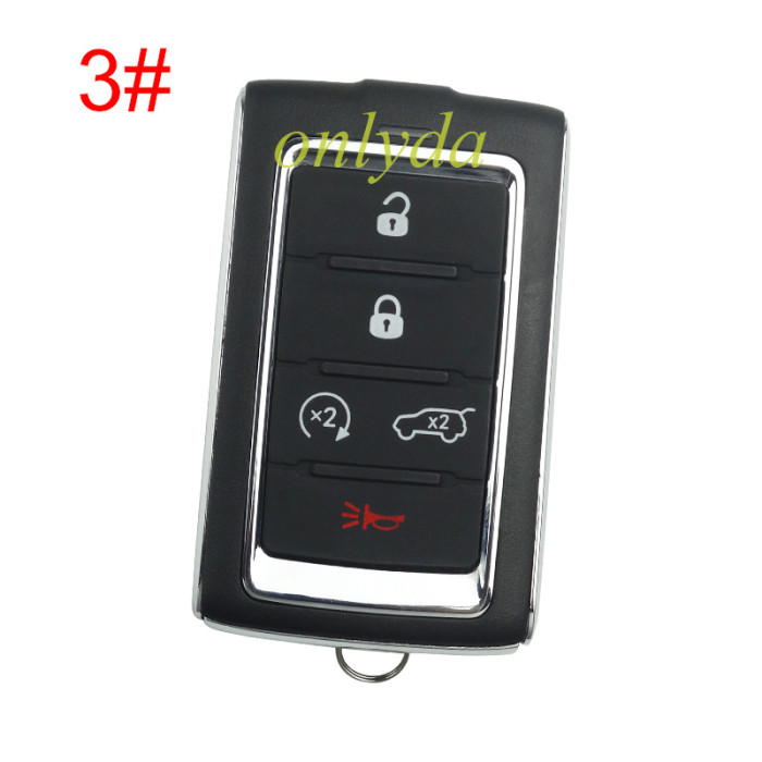 For Jeep remote key shell with bladeCY22 ,with badge, pls choose the button