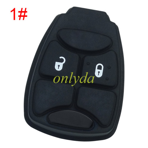For Chrysler remote  key shell rubber pad, pls choose the button
