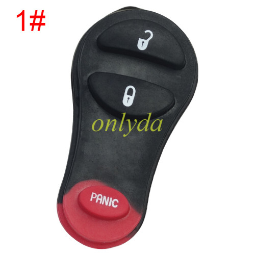 For Chrysler remote key shell with battery holder, pls choose the button