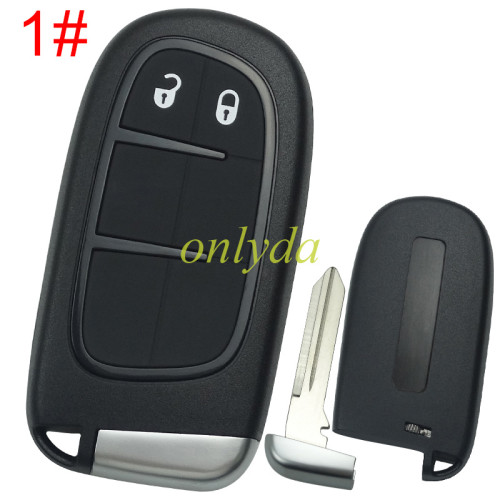 For Chrysler  remote key shell with blade CY24，the key pad cant be removed，with badge place , pls choose button
