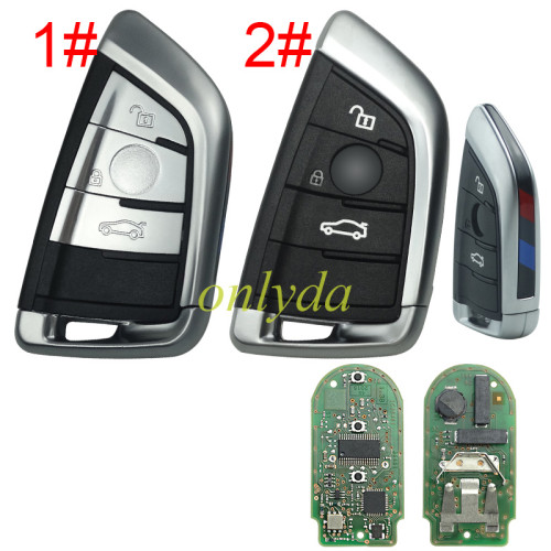 For BMW  X5 keyless 3button  remote key with PCF7953P chip-434mhz FSK