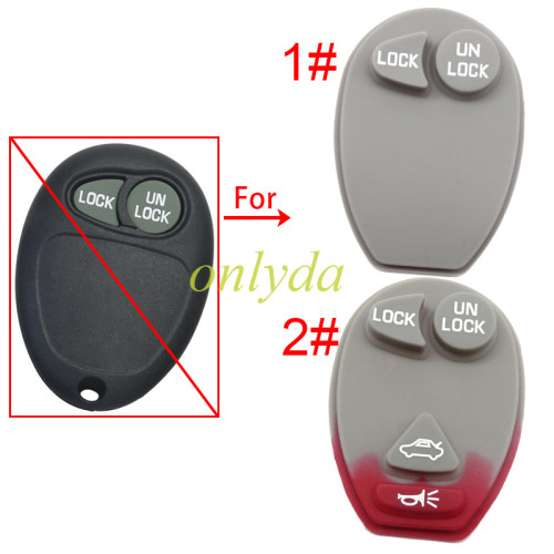 For GM remote key pad, pls choose the button