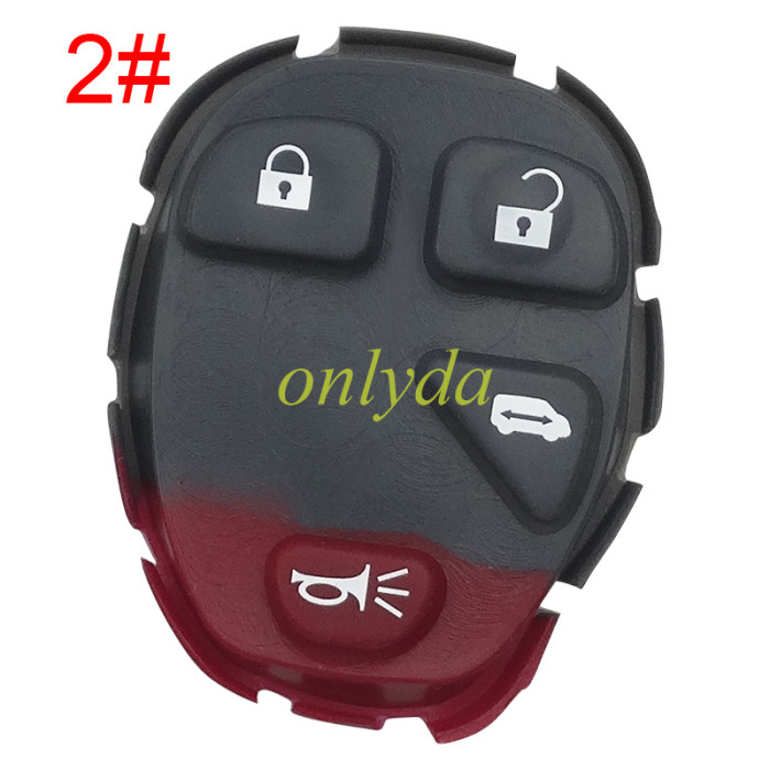 For buick remote key shell button pad, pls choose the button
