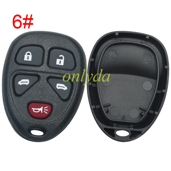 For GM remote key shell without battery holder, pls choose the button