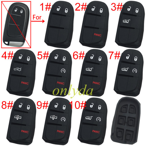 For Chrysler remote key shell button pad, pls choose the button