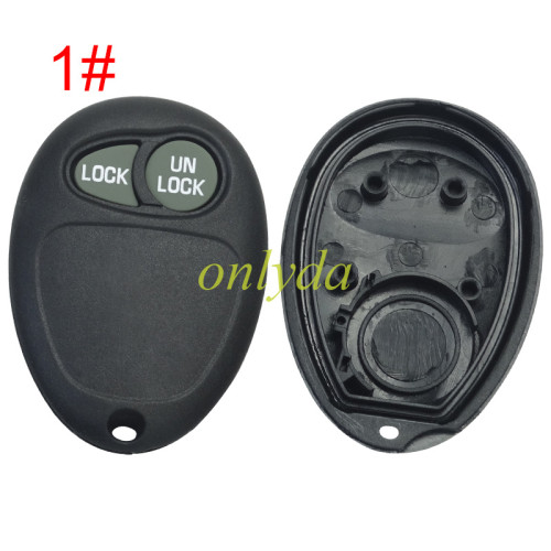 For GM remote key shell with battery holder, pls choose the button