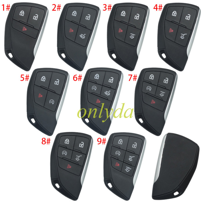 For GM 2+1/3+1/4+1/5+1 button remote key  shell (please choose button)