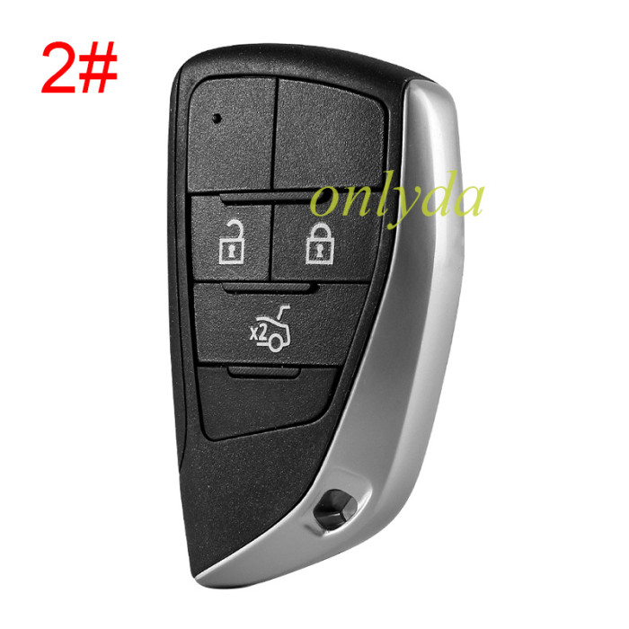 For Buick  modified remote key  shell with round badge place ,please choose button