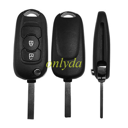For Opel 2 button flip remote key shell