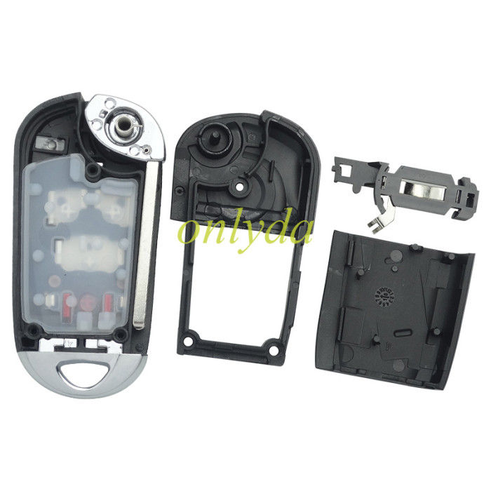 For Opel remote key shell with round badge place, pls choose the button