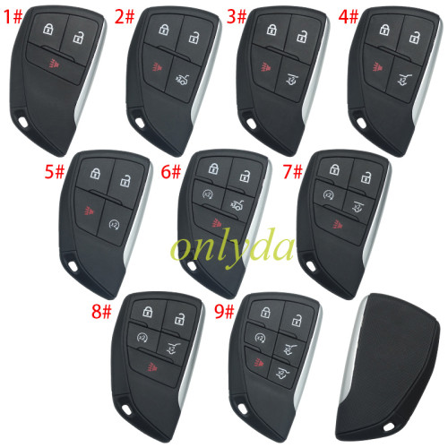 For Buick 2+1/3+1/4+1/5+1 button remote key  shell (please choose button)