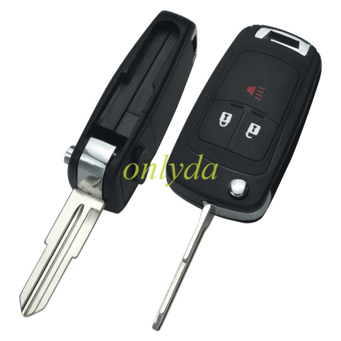 For Opel remote key shell replacement   with round badge place,   pls choose the button