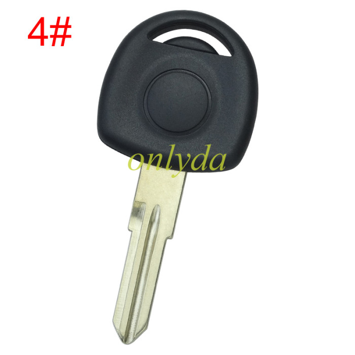Opel  transponder key shell with badge, pls choose the blade