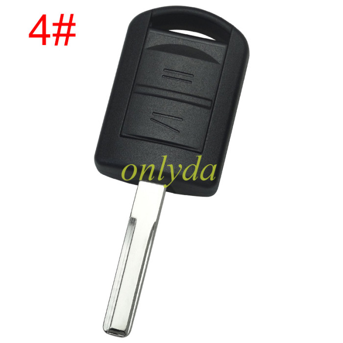 For Opel remote key shell 2button with battery holder, pls choose the blade
