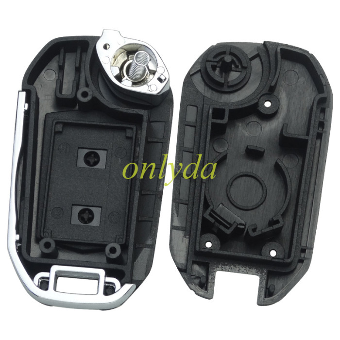 For Opel modified 2 Button remote key shell with round badge place, pls choose the blade
