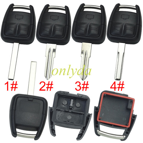 For Opel remote key shell 3button without battery holder, pls choose the blade