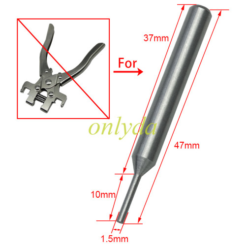 For Goso flip key pin remover jig length 47mm; diameter1.6mm