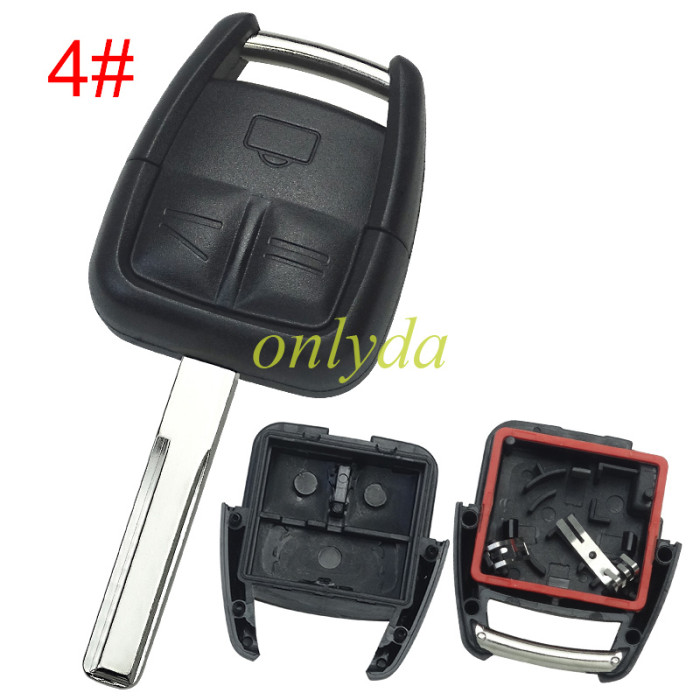 For Opel remote key shell 3button with battery holder, pls choose the blade