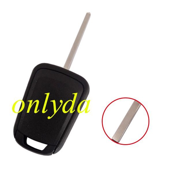 For Opel transponder key shell with HU100 blade