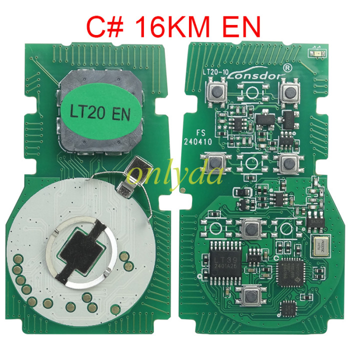 LT20-10 toyota remote key (only PCB) ,4B/5B/6B, pls choose the button
