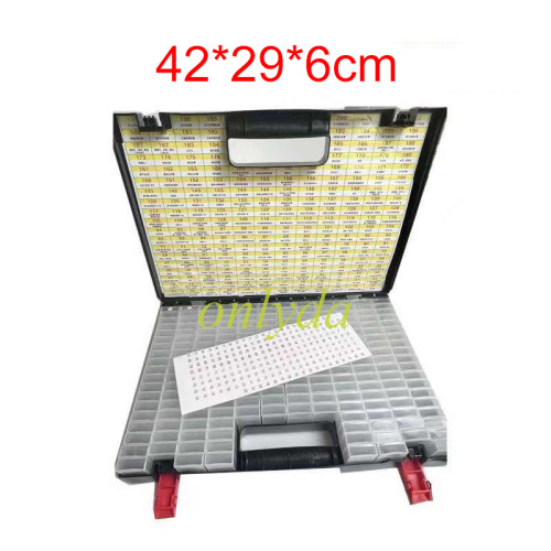 Key blade portable storage box-210 grids 42*29*6cm