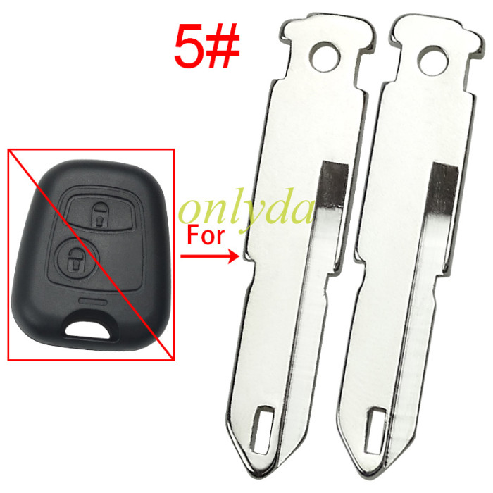blade for Citroen remote key shell, pls choose the type you need