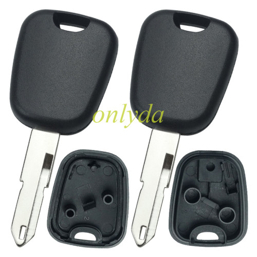 For  Peugeot transponder key shell without badge, blade NE73