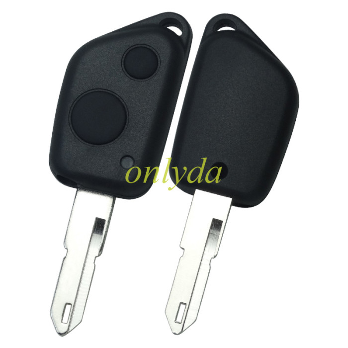 For Peugeot 2 button remote  key blank (without battery part without badge)
