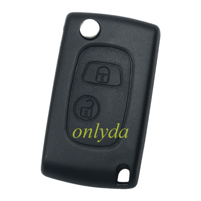 For Citroen modified 2 button remote key shell, pls choose the blade type