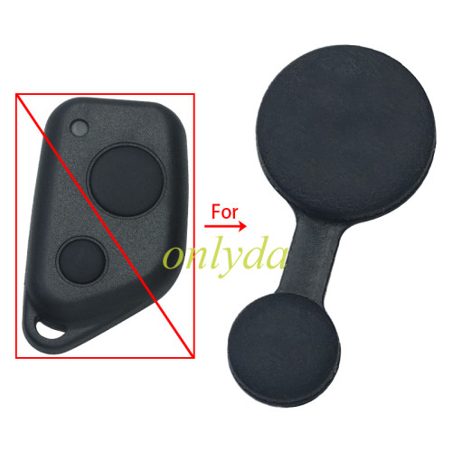 For  Peugeot 2 button pad with badge