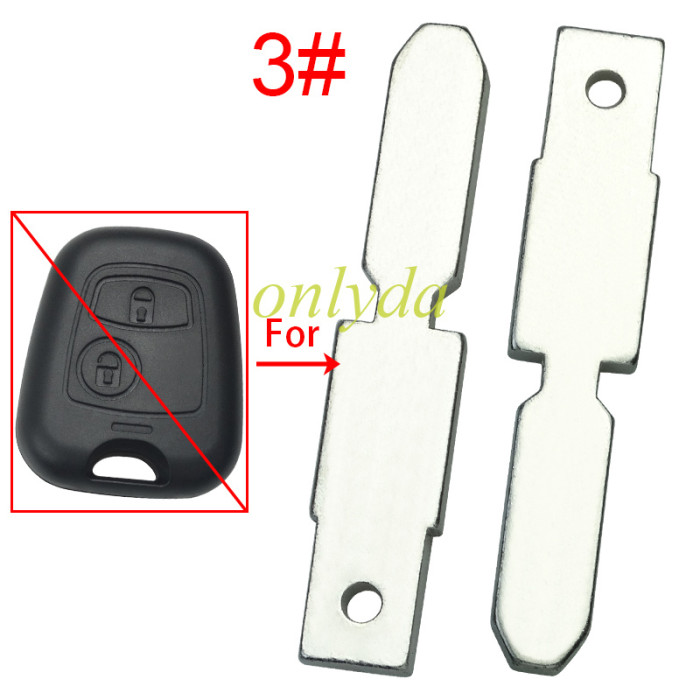 blade for Citroen remote key shell, pls choose the type you need