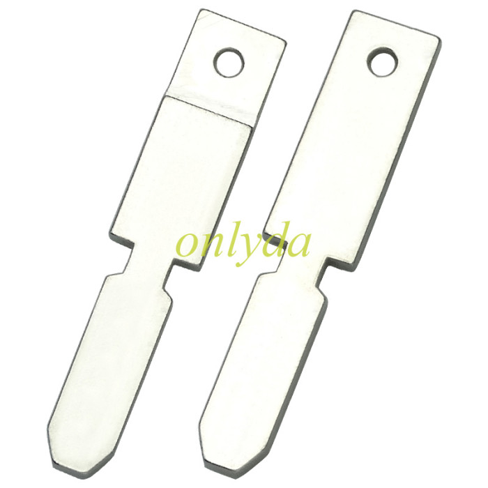 For  Peugeot 2 button remote  key blank with 4 track blade (without badge)