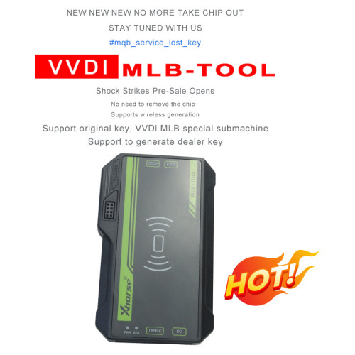 Xhorse VVDI MLB tool key programmer no need to remove the chip support wireless generation