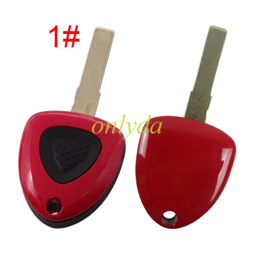 For Ferrari 1 button remote key shell   without badge, pls choose blade