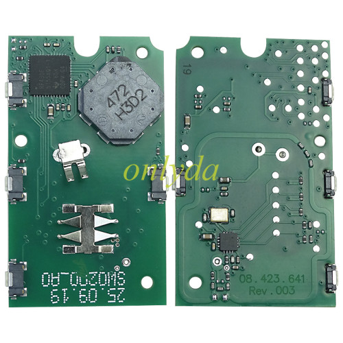 For  Volvo smart card 3+1 button 433.92 Mhz  chip ：8A (Tiris DST AES ) CMIIT ID :2015DJ3461 IC:4008C-HUF8432 FCC ID YGOHUF8432