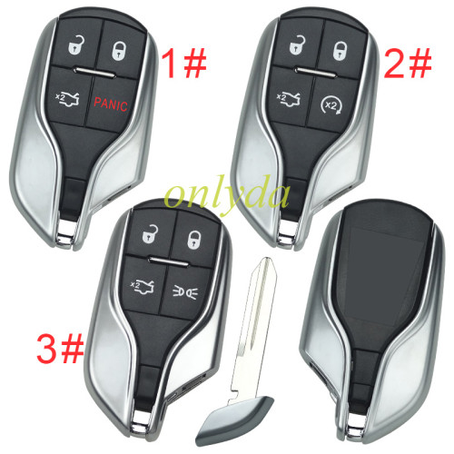 For Maserati  remote key case  without badge, pls choose button