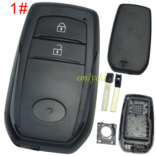 For Toyota  remote key blank, pls choose button