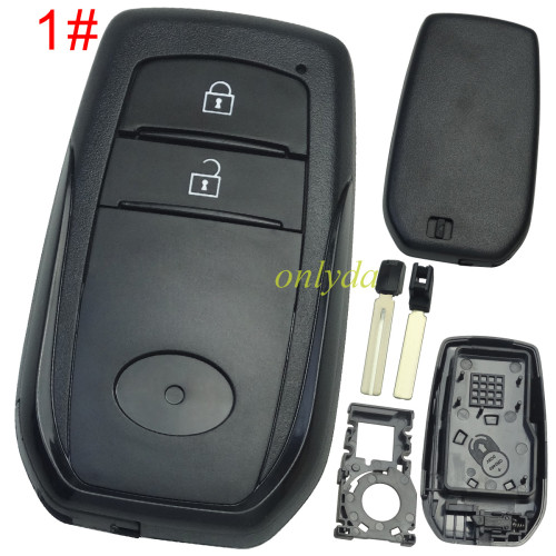 For  Toyota  remote key blank , pls choose button