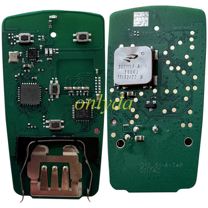 Audi-R12A1/Audi-R12B1 KYDZ for Audi Keyless 3/ 3 +1 button remote key with 433.92mhz with token