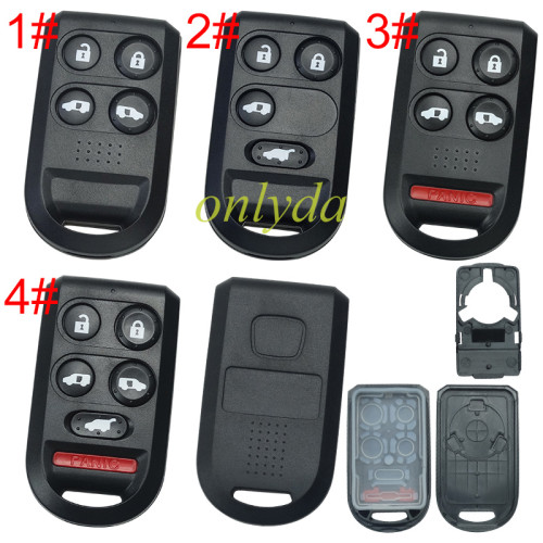 For Honda remote key blank with badge, pls choose button