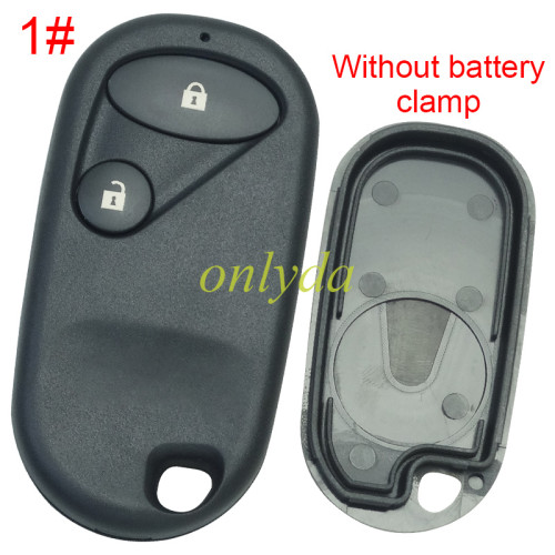 For Honda  remote  key blank without badge, without battery part, pls choose button