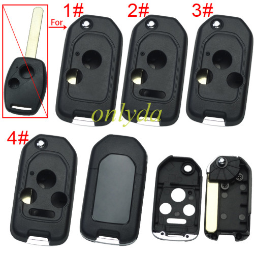For Honda  remote key blank without badge , pls choose button
